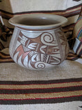 Native American, Extraordinary Large Traditional Hopi Polychrome Pottery Jar, by Dee Setalla, Bear Clan, # 1690