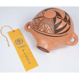 Native American, Betty Nevakuku (Hopi, 20th Century) Award Winning Pottery Canteen CA 1986, #1691  SOLD