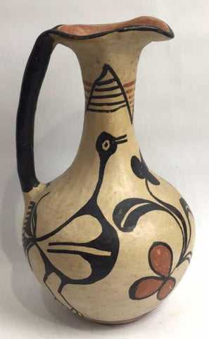 Native American Vintage Santa Domingo/Kewa Pottery Water Vessel, Ca 1930'-40's, # 1533 Sold