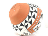 Native American, Vintage Acoma Polychrome Pottery Olla, By Franklin Peters, Ca 1992, #1549 SOLD