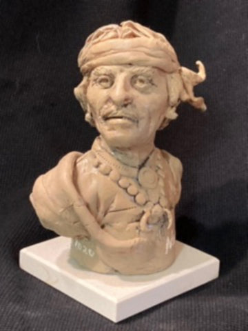 James Regimbal’s, "Rare and Original Clay Models- Chiricahua" #C 1600.