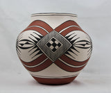 Native American, Laguna, Polychrome Pottery Olla, by Lee Ann Cheromiah, #1566 SOLD