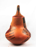 Native American, Extraordinary, Hopi Polychrome Wedding Vase by Stetson Setalla, #1563 Sold