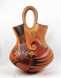 Native American, Extraordinary, Hopi Polychrome Wedding Vase by Stetson Setalla, #1563 Sold