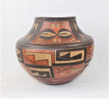 Native American Historic Acoma Geometric Polychrome Olla #42