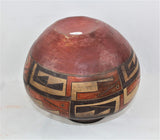 Native American Historic Acoma Geometric Polychrome Olla #42