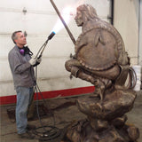 Western Artist, Lincoln Fox, Bronze Sculpture titled, "The Watchman-Monument" Special Order, Limited Edition of 8, #C1678