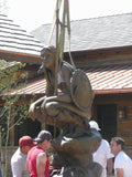 Western Artist, Lincoln Fox, Bronze Sculpture titled, "The Watchman-Monument" Special Order, Limited Edition of 8, #C1678