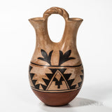 Large Vintage Jemez Wedding Vase, signed on the base, "Mary E. Toya Jemez Pueblo", CA 1960's, #1748 SOLD