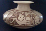 Native American Extraordinary Large Traditional Hopi Poly Chrome Pottery Jar, by Dee Setalla, # 1561