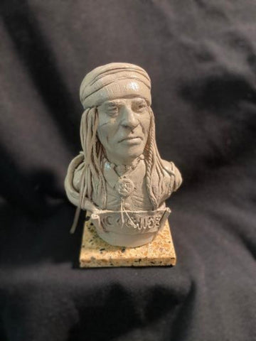 James Regimbal's Rare and Original Clay Models, "Cochise", C 1674