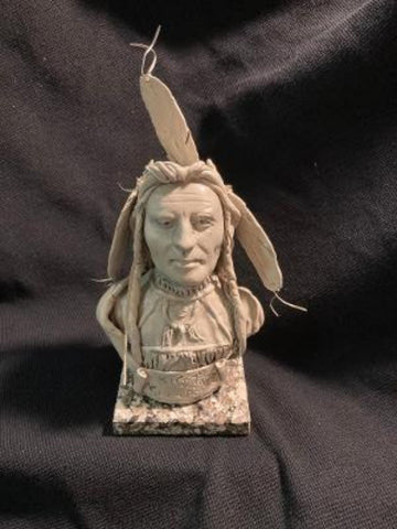 James Regimbal's Rare and Original Clay Models, "Big Tree Kiowa", C 1665 Sold