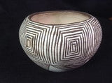 Native American Vintage Mini Acoma Pottery, Ca 1960's, #1230